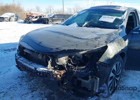 2017 Honda Accord Hybrid Ex-L from USA, damaged, VIN JHMCR6F51HC019142